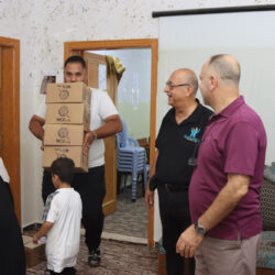 شاركت جمعية الايدي الواعدة الجهة المانحة بتوزيع ١١٠٠ طرد غذائي على اهل لنا في كل من كريمة الغور والبويضة الرمثا  ٢٠٢٥/٨/٤